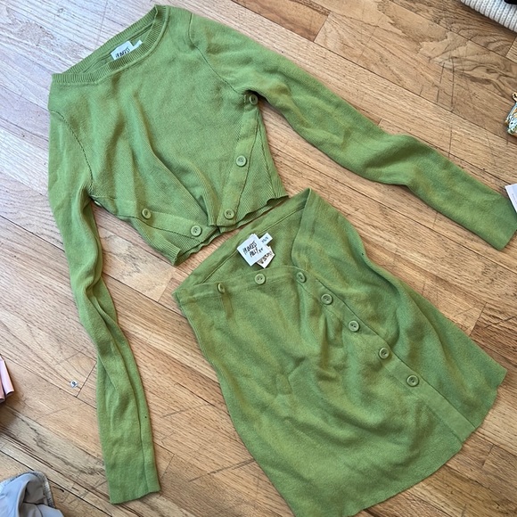 Princess Polly Mia set green xs/s - Picture 4 of 6